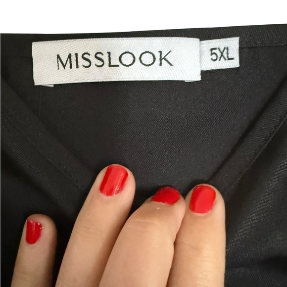 MISSLOOK Black Chemise Slip - Picture 4 of 7